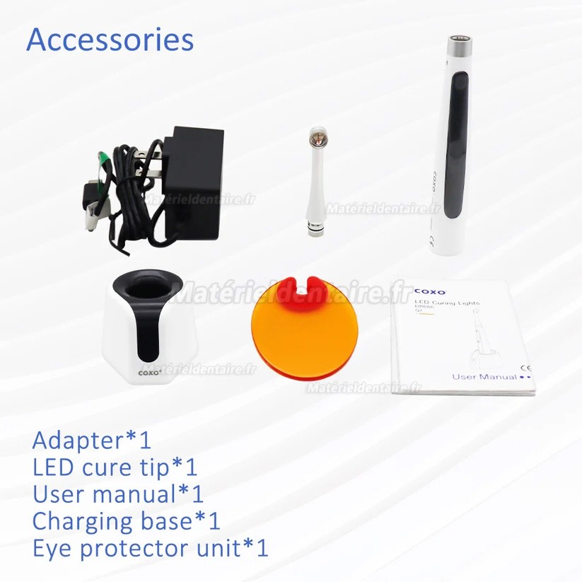 Lampe à photopolymériser dentaire COXO DB686 Q1 - 2500 mW/cm² avec détection des caries